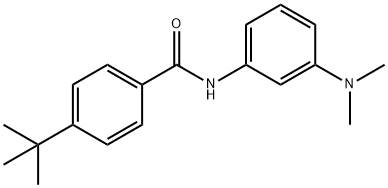 4-tert-butyl-N-[3-(dimethylamino)phenyl]benzamide 구조식 이미지