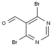 4,6-Dibromo-5-formylpyrimidine 구조식 이미지