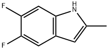 5,6-Difluoro-2-methyl-1H-indole Structure