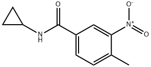 N-cyclopropyl-4-methyl-3-nitrobenzamide Structure