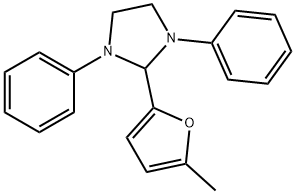 2-(5-methylfuran-2-yl)-1,3-diphenylimidazolidine Structure