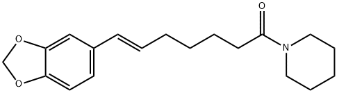 (E)-7-(benzo[d][1,3]dioxol-5-yl)-1-(piperidin-1-yl)hept-6-en-1-one Structure