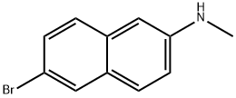 6-bromo-N-methylnaphthalen-2-amine 구조식 이미지