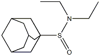 N,N-diethyl-1-adamantanesulfinamide 구조식 이미지