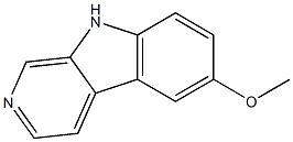 9H-Pyrido[3,4-b]indole, 6-methoxy-
 Structure