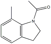 1-(2,3-DIHYDRO-7-METHYL-1H-INDOL-1-YL)-ETHANONE Structure