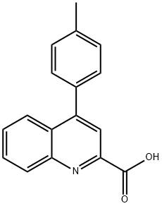 4-(p-Tolyl)quinoline-2-carboxylic acid 구조식 이미지