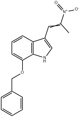 7-(benzyloxy)-3-(2-nitroprop-1-en-1-yl)-1H-indole(WXG00794) Structure