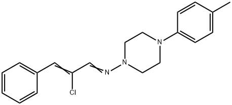 N-[(1Z,2Z)-2-chloro-3-phenylprop-2-en-1-ylidene]-4-(4-methylphenyl)piperazin-1-amine 구조식 이미지