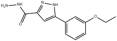 3-(3-ethoxyphenyl)-1H-pyrazole-5-carbohydrazide 구조식 이미지