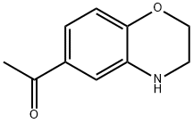 1-(3,4-dihydro-2H-benzo[b][1,4]oxazin-6-yl)ethanone 구조식 이미지