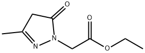 ethyl 2-(3-methyl-5-oxo-4,5-dihydropyrazol-1-yl)acetate 구조식 이미지