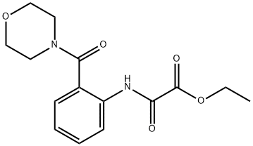 ethyl {[2-(morpholin-4-ylcarbonyl)phenyl]amino}(oxo)acetate 구조식 이미지