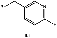 5-(Bromomethyl)-2-fluoropyridine hydrobromide 구조식 이미지
