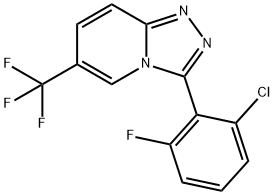 3-(2-Chloro-6-fluorophenyl)-6-(trifluoromethyl)-[1,2,4]triazolo[4,3-a]pyridine Structure