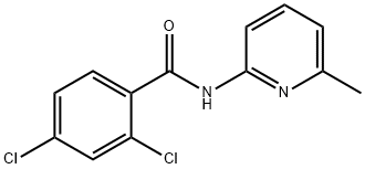 2,4-dichloro-N-(6-methyl-2-pyridinyl)benzamide 구조식 이미지