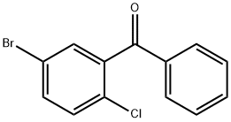 (5-bromo-2-chlorophenyl)phenylmethanone 구조식 이미지