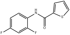 N-(2,4-difluorophenyl)thiophene-2-carboxamide Structure