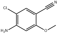 4-Amino-5-chloro-2-methoxy-benzonitrile Structure