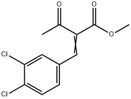 (Z)-methyl 2-(3,4-dichlorobenzylidene)-3-oxobutanoate Structure