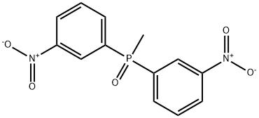 BIS-(3-NITROPHENYL)-METHYLPHOSPHINE OXIDE Structure