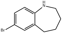 7-Bromo-2,3,4,5-tetrahydro-1H-benzo[b]azepine hydrochloride Structure