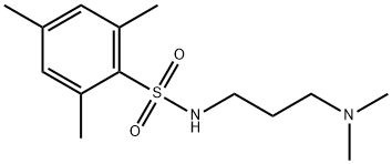 N-[3-(dimethylamino)propyl]-2,4,6-trimethylbenzenesulfonamide 구조식 이미지