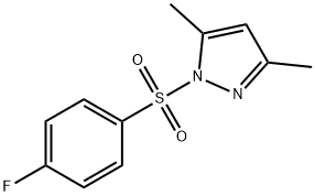 1-[(4-fluorophenyl)sulfonyl]-3,5-dimethyl-1H-pyrazole Structure