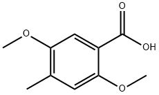 2,5-dimethoxy-4-methylbenzoic acid 구조식 이미지