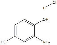2-Aminobenzene-1,4-diol Hydrochloride 구조식 이미지