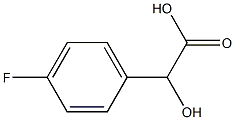 4-Fluoro-D-mandelic acid Structure