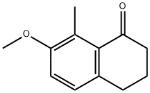 7-Methoxy-8-methyl-3,4-dihydronaphthalen-1(2H)-one 구조식 이미지