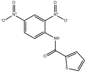 N-(2,4-dinitrophenyl)thiophene-2-carboxamide 구조식 이미지