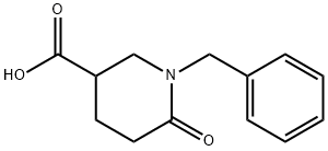 1-benzyl-6-oxo-piperidine-3-carboxylic acid 구조식 이미지