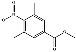 Methyl 3,5-dimethyl-4-nitrobenzoate 구조식 이미지
