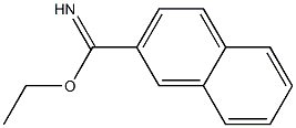 2-Naphthalenecarboximidic acid, ethyl ester
 Structure