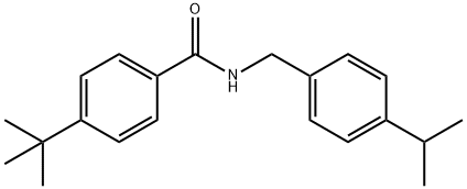 4-tert-butyl-N-[4-(propan-2-yl)benzyl]benzamide Structure