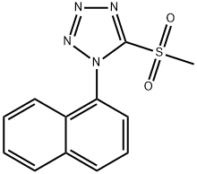 5-Methanesulfonyl-1-naphthalen-1-yl-1H-tetrazole Structure