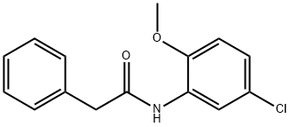 N-(5-chloro-2-methoxyphenyl)-2-phenylacetamide Structure