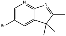 5-bromo-2,3,3-trimethyl-3H-pyrrolo[2,3-b]pyridine Structure