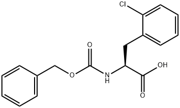 Phenylalanine, 2-chloro-N-[(phenylmethoxy)carbonyl]-
 Structure