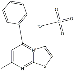 7-METHYL-5-PHENYLTHIAZOLO(3,2-A)PYRIMIDIN-4-IUM PERCHLORATE Structure