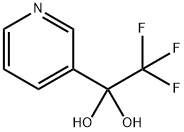 2,2,2-Trifluoro-1-(3-pyridinyl)-1,1-ethanediol
 구조식 이미지