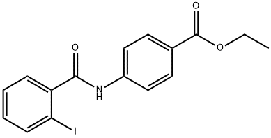 ethyl 4-{[(2-iodophenyl)carbonyl]amino}benzoate 구조식 이미지