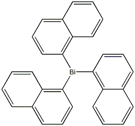 Tris(1-naphthalenyl)bismuth Structure