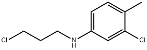 3-Chloro-N-(3-chloropropyl)-4-methylaniline 구조식 이미지