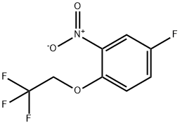 5-Fluoro-2-(2,2,2-trifluoroethoxy)nitrobenzene 구조식 이미지