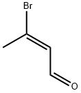 (2E)-3-bromobut-2-enal Structure