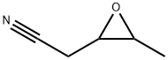 3-Methyloxiraneacetonitrile Structure