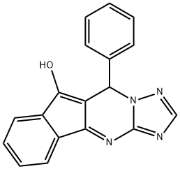 10-phenyl-10H-indeno[1,2-d][1,2,4]triazolo[1,5-a]pyrimidin-9-ol Structure